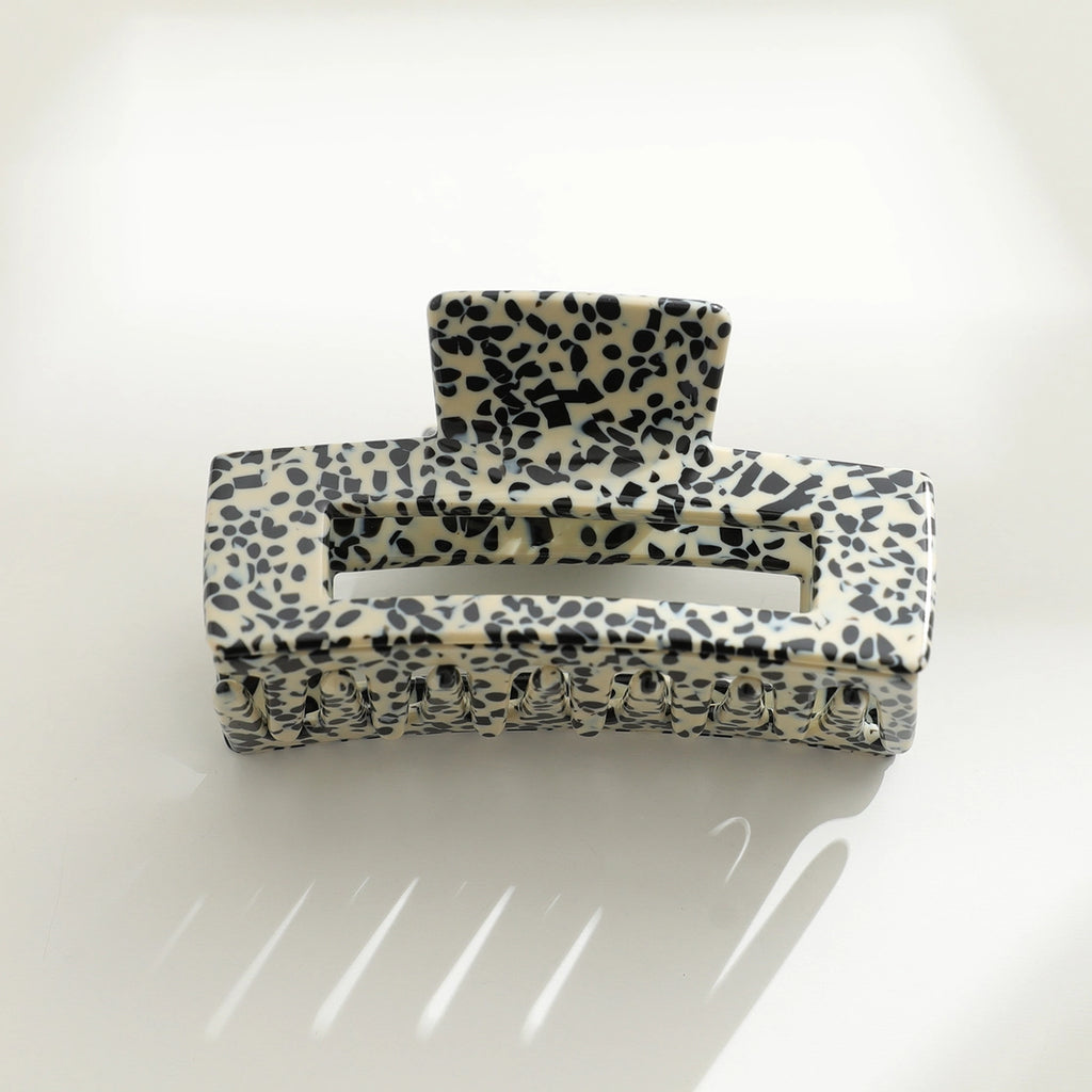 Luna Medium Rectangle Clip - Speckle