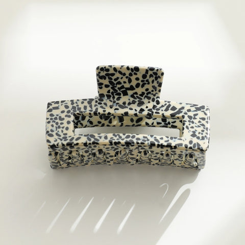 Luna Medium Rectangle Clip - Speckle