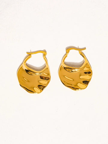 Jinni 18K Classic Hoop Earrings