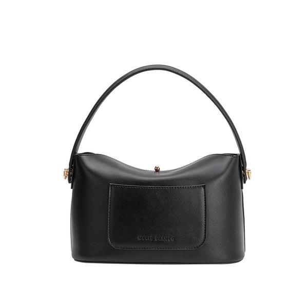 Lana Vegan Leather Crossbody - Black