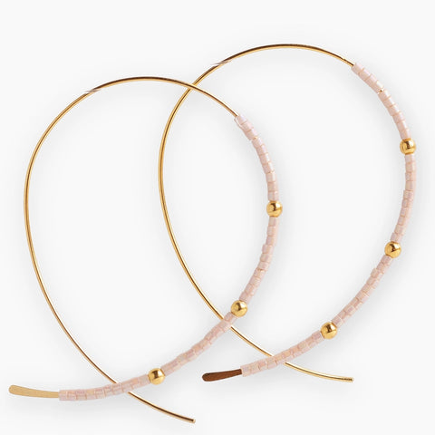 Confetti Earrings - Champagne