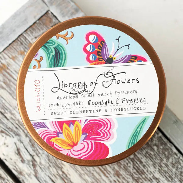 Aqua & Birds Candle