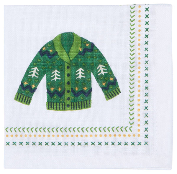 Ugly Christmas Sweaters Cocktail Napkins - Set of 4