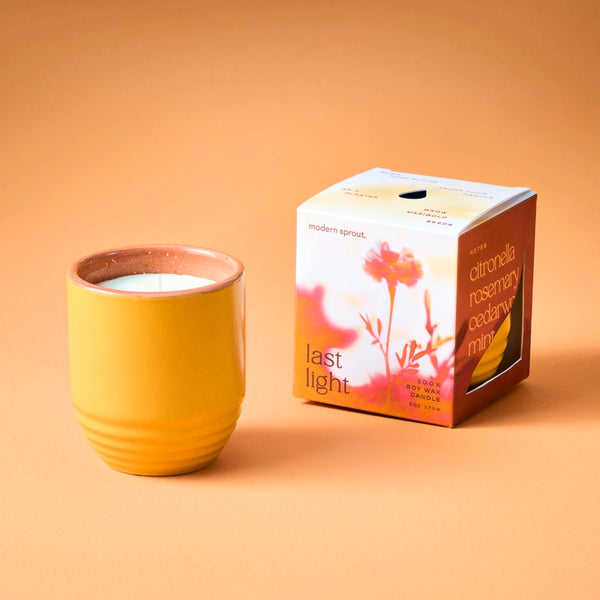 Garden Vibes Candle / Planter - Last Light + Cintronella