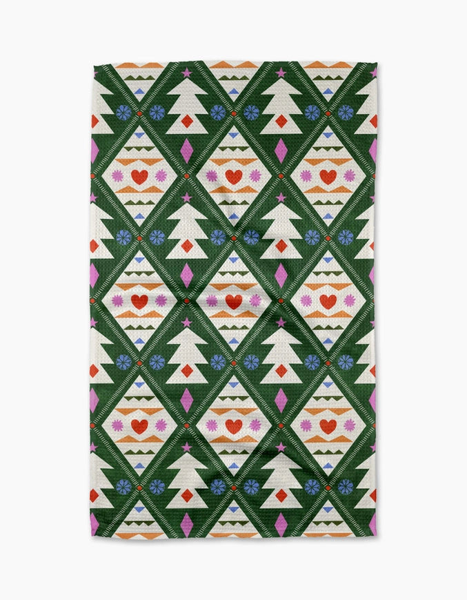 Nordic Christmas Tea Towel