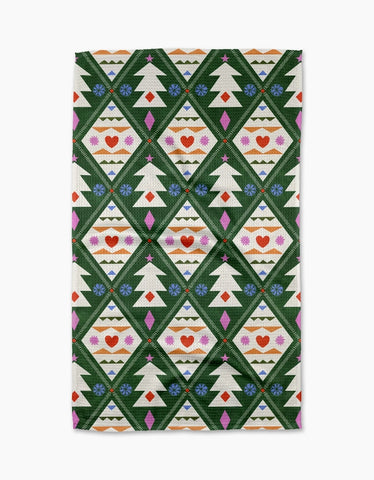 Nordic Christmas Tea Towel
