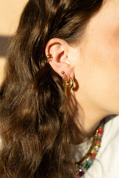 Ebby Hoop Earrings - Colorful