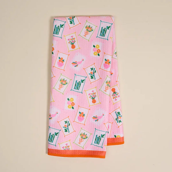 Waffle Mahjong Tea Towel