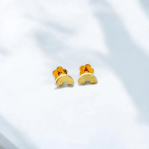 Rainbow Tiny Stud Earrings