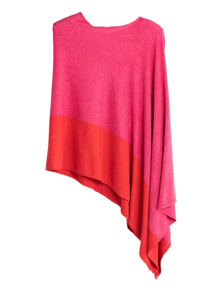Madeleine Travel Poncho - Fire