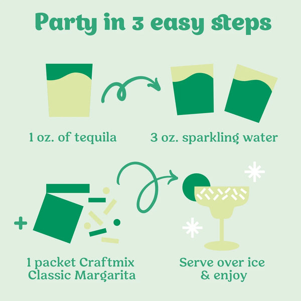 Classic Margarita Cocktail Mixer - 6 Servings