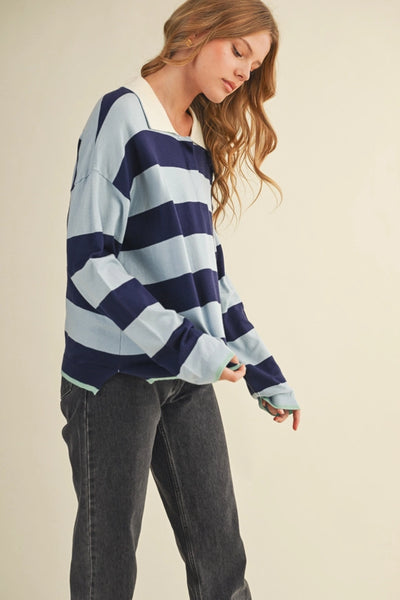 Rebecca Sweater -- Blue Navy