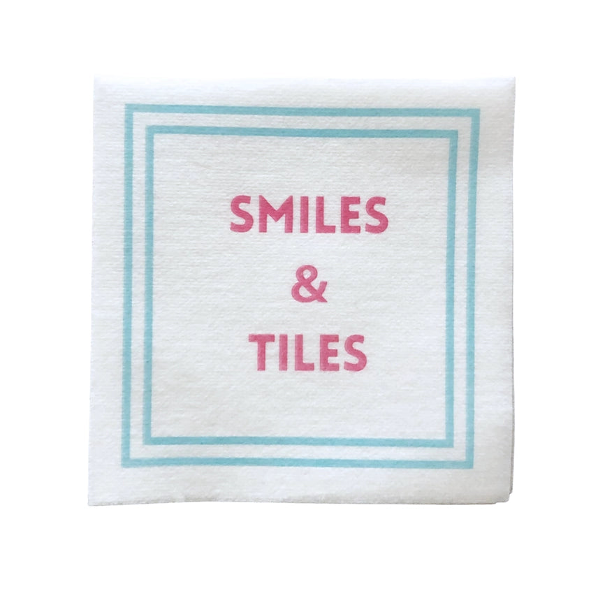 Smile & Tiles Luxury Napkins - 25 Pack