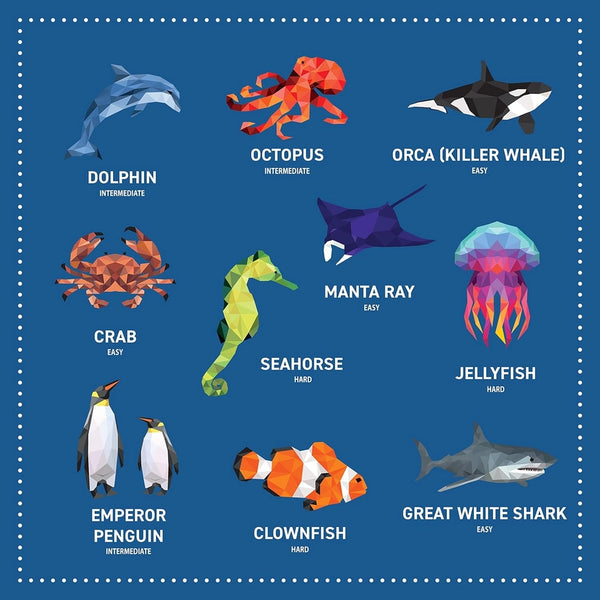 My Sticker Paintings - Ocean Animals