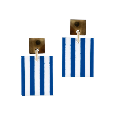 Bermuda Block Earrings