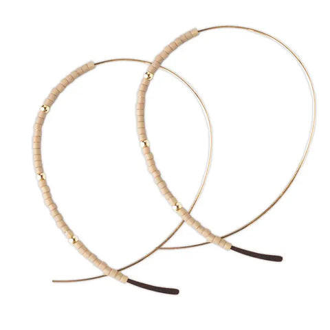 Confetti Earrings - Mocha