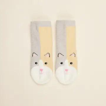 Calico Cat Crew Socks