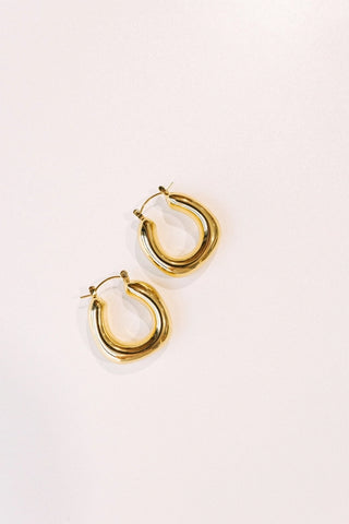 Emmy Hoops - Gold