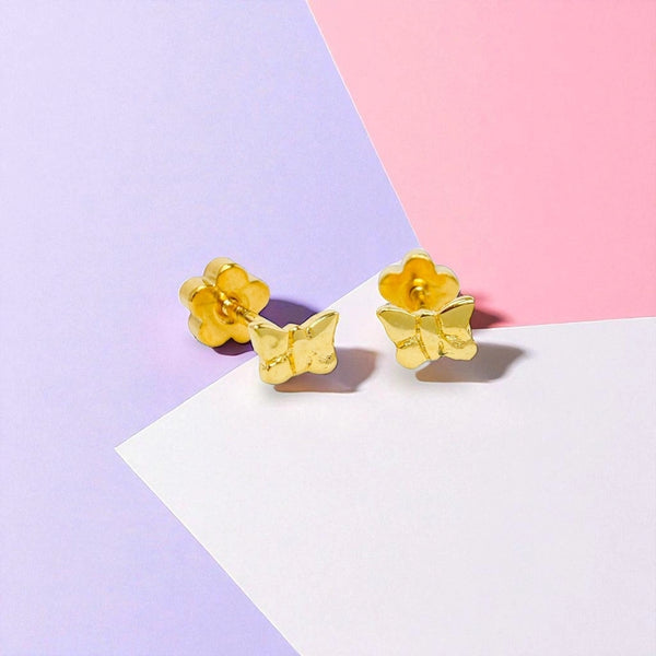 Butterfly Tiny Stud Kids Earrings