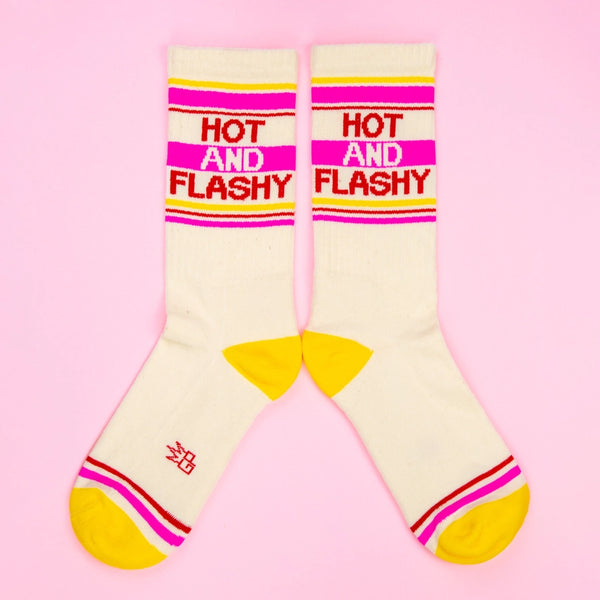 Hot and Flashy Gym Crew Socks