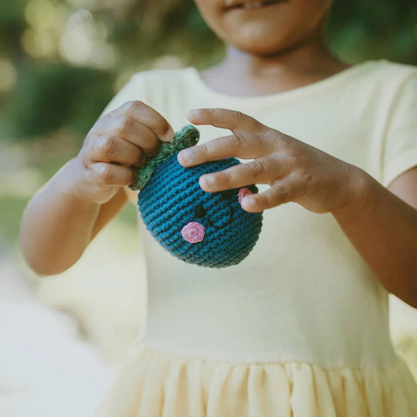 Sweet Blueberry Baby Rattle