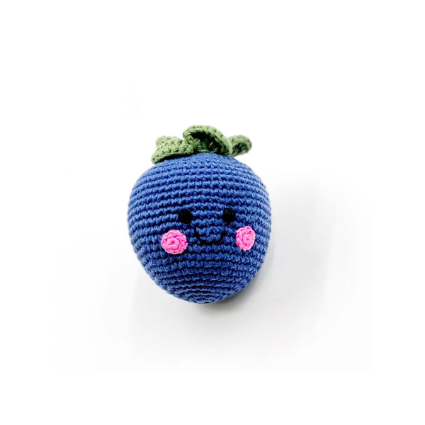 Sweet Blueberry Baby Rattle