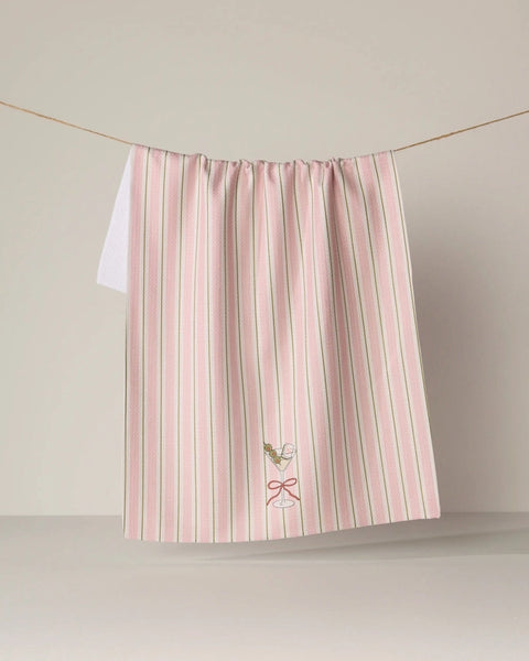 Martini Stripe Mahjong Tea Towel