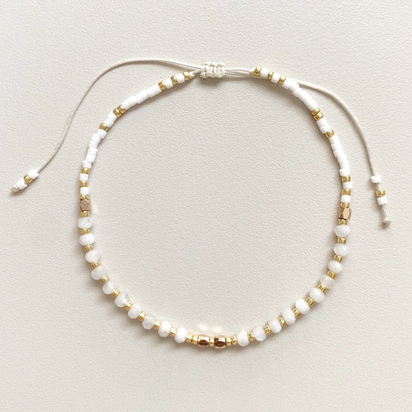 Healing Gemstone Stacking Bracelet - Moonstone