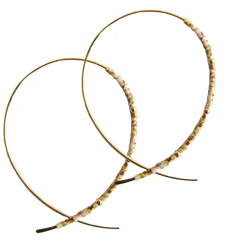 Confetti Earrings - Taupe