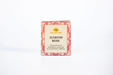 Almond Rose Soap Bar - Travel Size