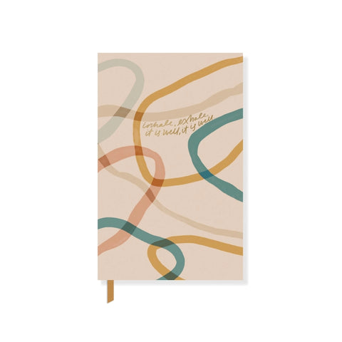 Slim Paperback Notebook - Inhale