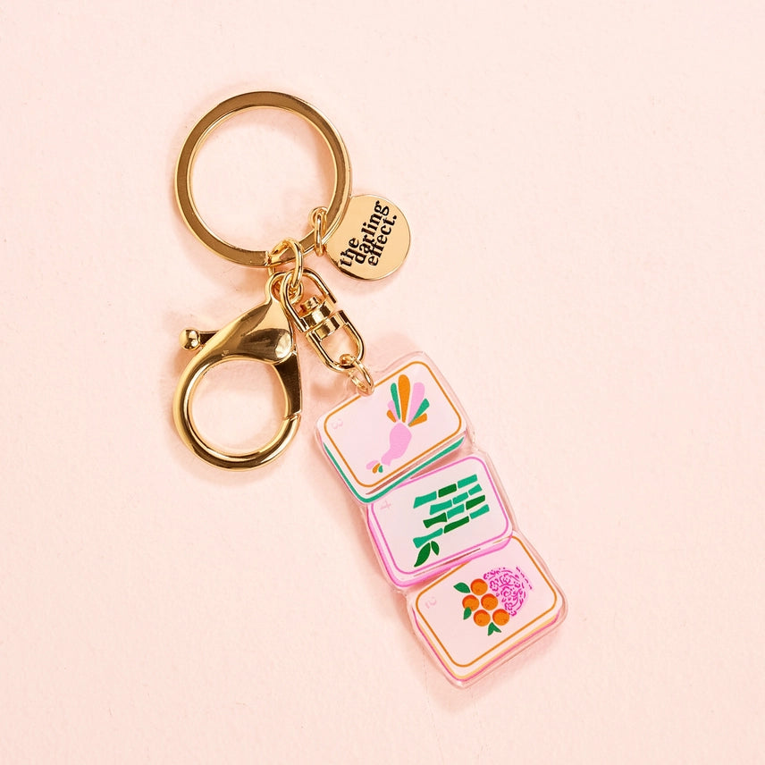 Acrylic Keychain – Mahjong Tiles