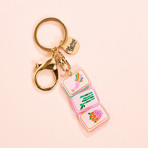 Acrylic Keychain – Mahjong Tiles