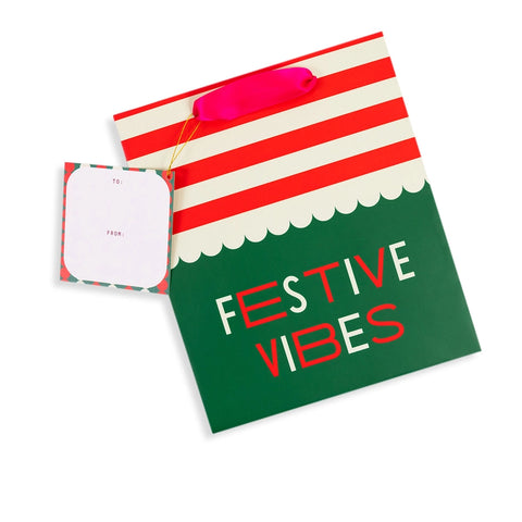 Festive Vibes - Medium Gift Bag