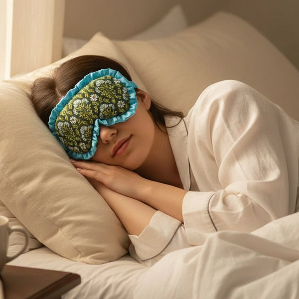 Beauty Sleep Mask – Everbloom Forest Green