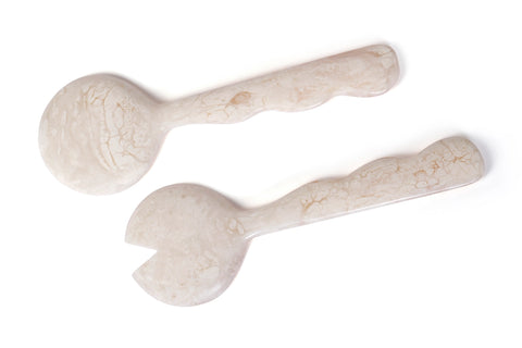 Resin Salad Server - Vanilla