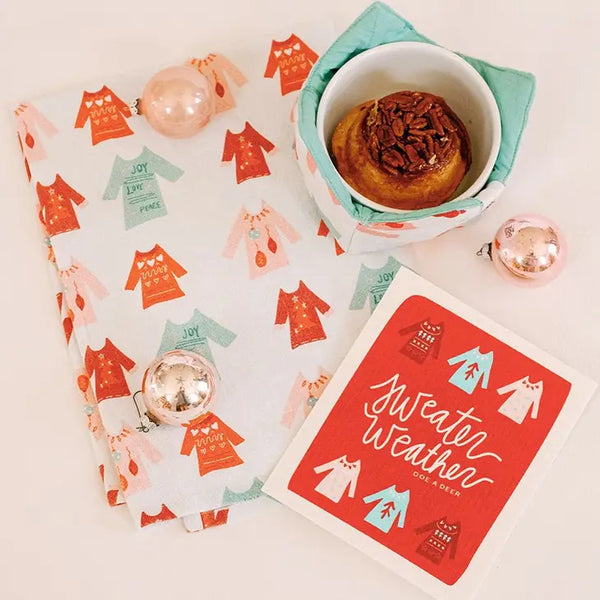Sweater Weather Flour Sack Towel