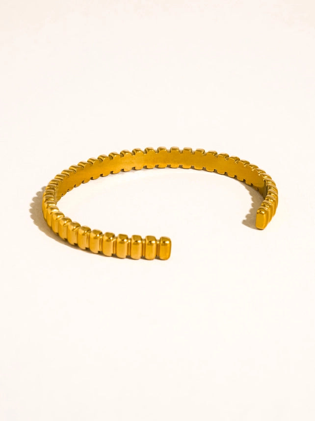 Cendine 18K Beaded Cuff Bracelet