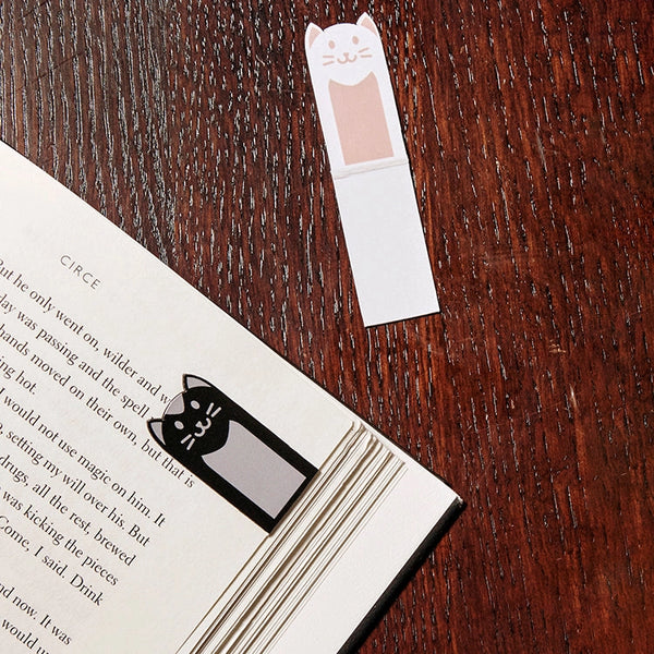 Black Magnetic Cat Bookmark