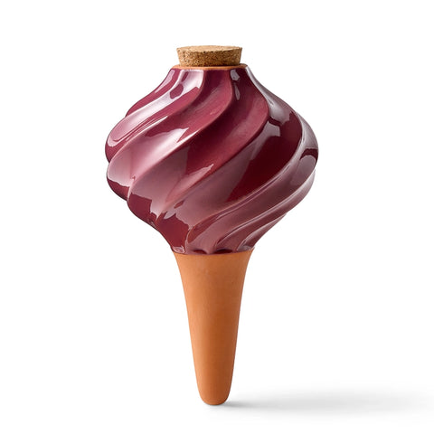 Terracotta Watering Bulb - Plum