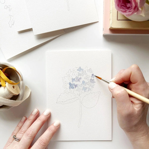 Garden Flowers Watercolor Notecard Set