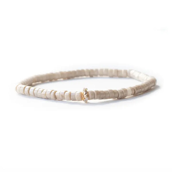 Heishi Gemstone Bracelet - Picture Jasper