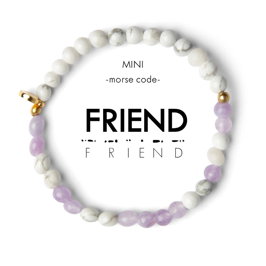 MINI Morse Code Bracelet - Friend