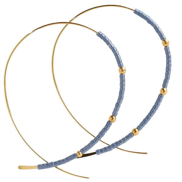 Confetti Earrings - Cornflower