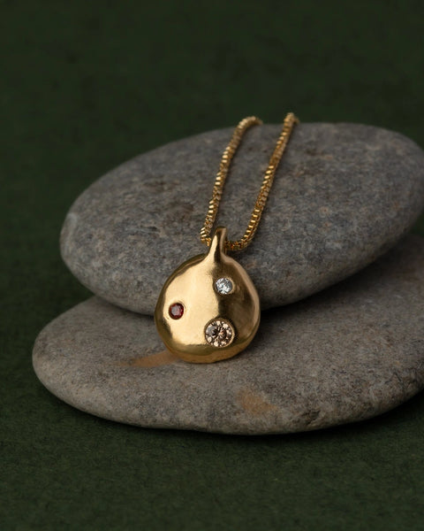Mwala Constellation Necklace - Champagne