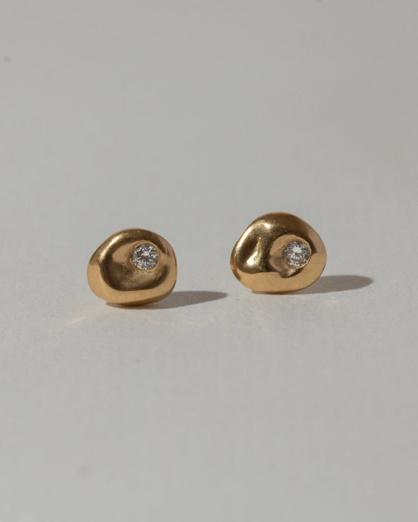 Pebble Studs - Clear