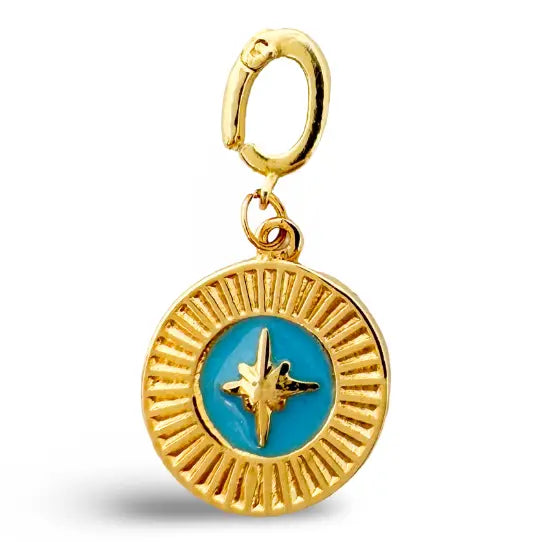 Compass Gold Charm