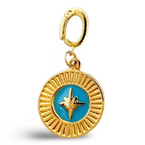 Compass Gold Charm
