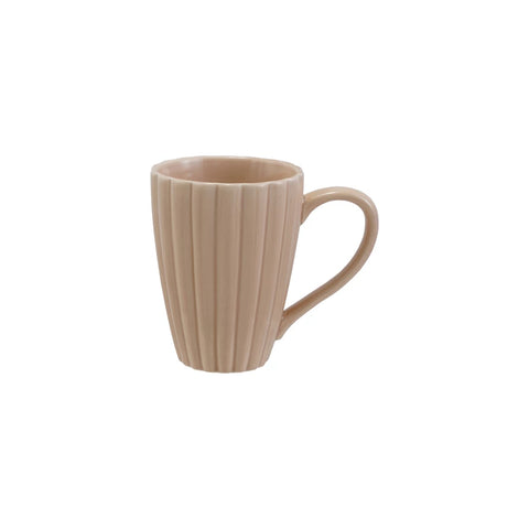 Ribbed Mug - Cream