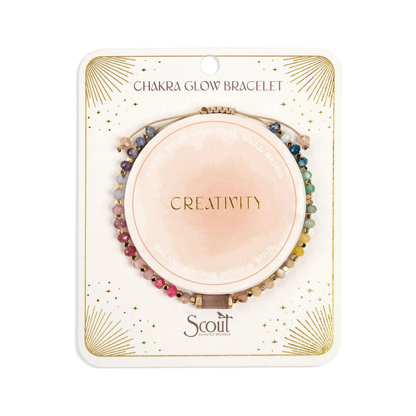 Chakra Glow Bracelet - Creativity / Sacral - Gold